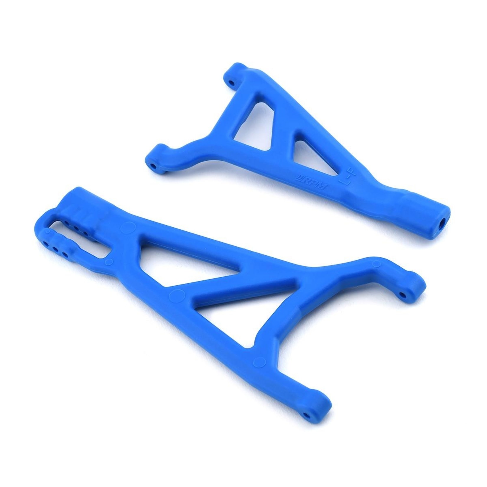 RPM Blue Front Left A-arms for the E-Revo 2.0 Brushless Truck