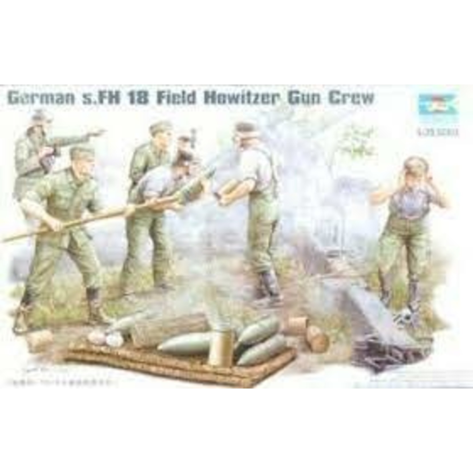 Trumpeter 1/35 German Howitzer Firing Crew