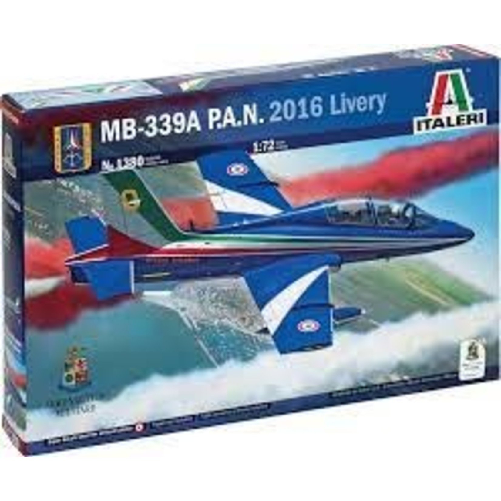 Italeri 1/72 Scale MB 339 P.a.n. 2016 Livery Plastic Model Kit