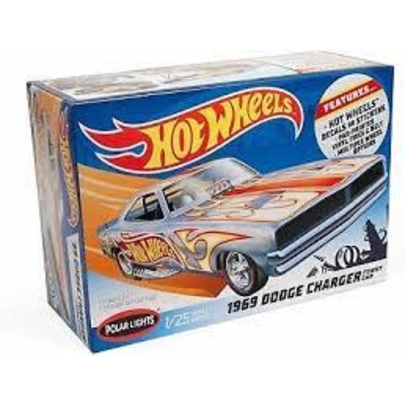 Polar Lights 1969 Dodge Charger Funny Car Hot Wheels 1:25