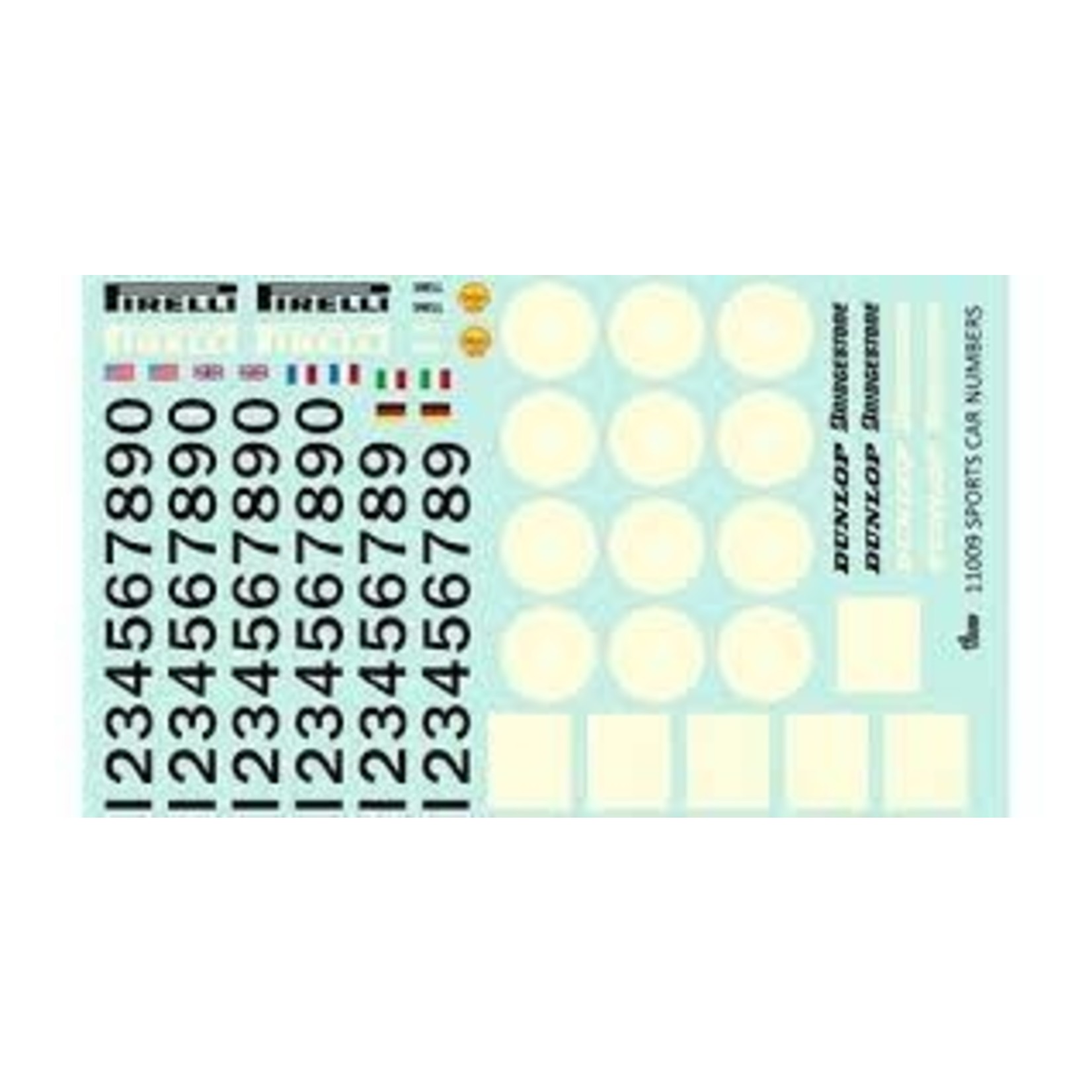 Gofer Racing Gofer Decals 11009 Sport Car