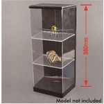 Three Tiered Display Case 165x120x360mm (for 1/35 figures & 1/72 military)