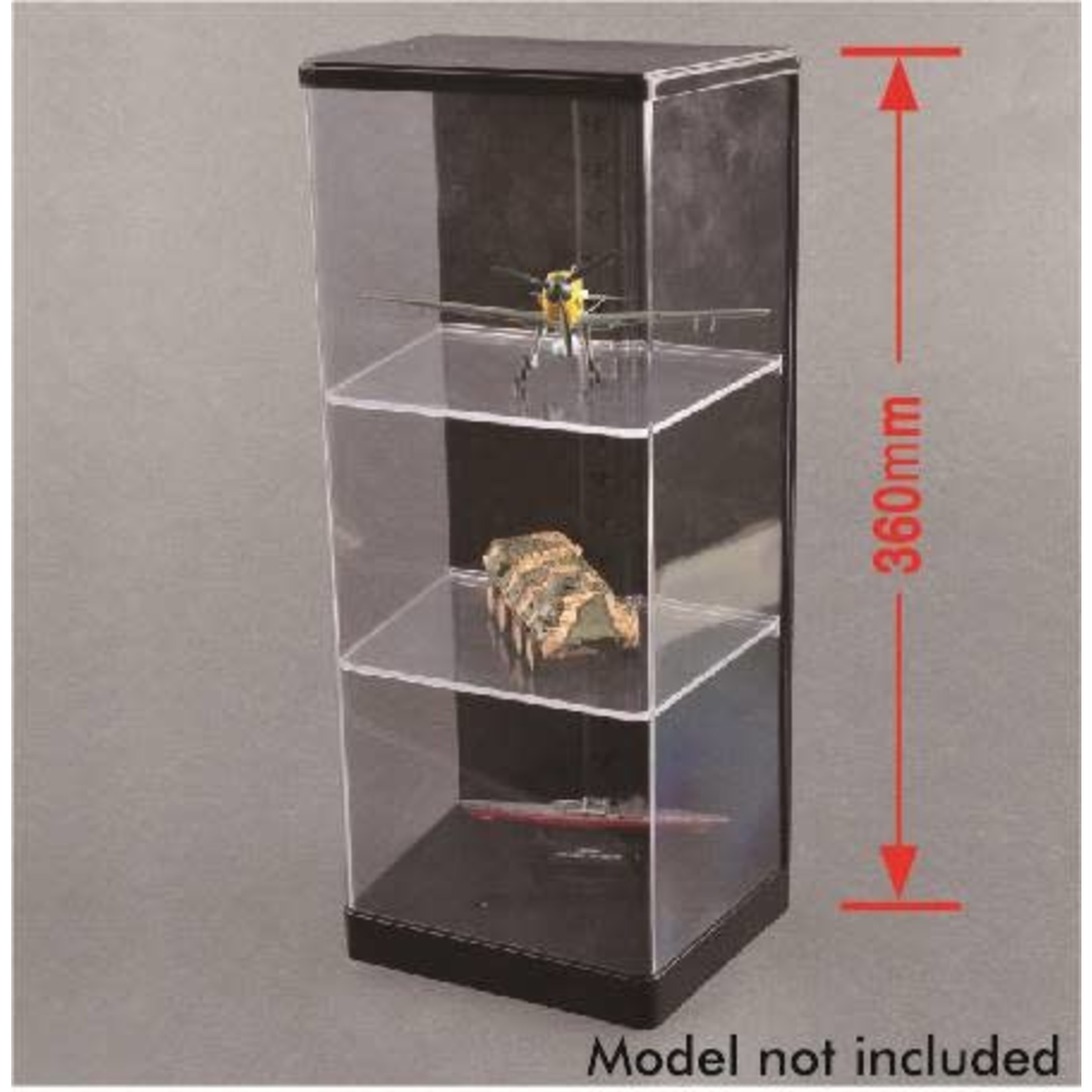 Master Tools Three Tiered Display Case 165x120x360mm (for 1/35 figures & 1/72 military)