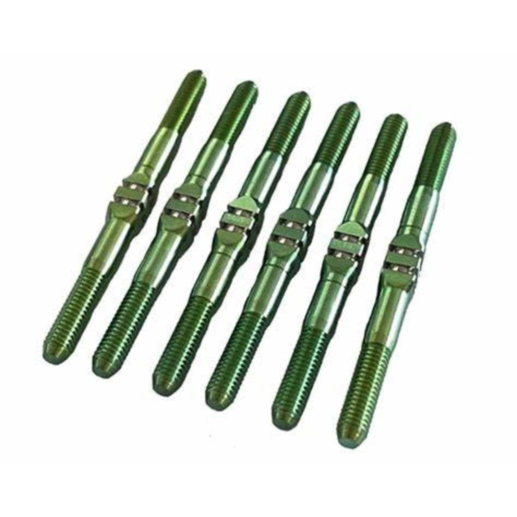 Whitz Racing Products HyperMax TLR 22X-4 3.5mm Titanium Turnbuckle Kit (Green)