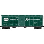 Bowser 40' Steel Side Boxcar Linde Liquified Gases #127