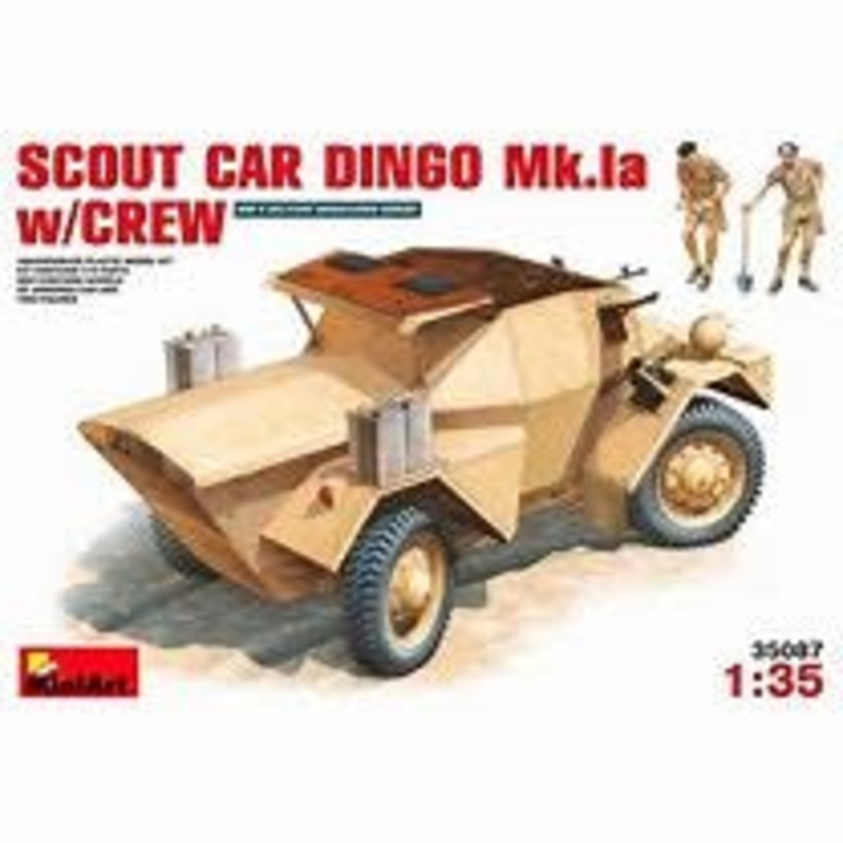 MiniArt 1:35 Scout Car Dingo Mk.1a w/Crew
