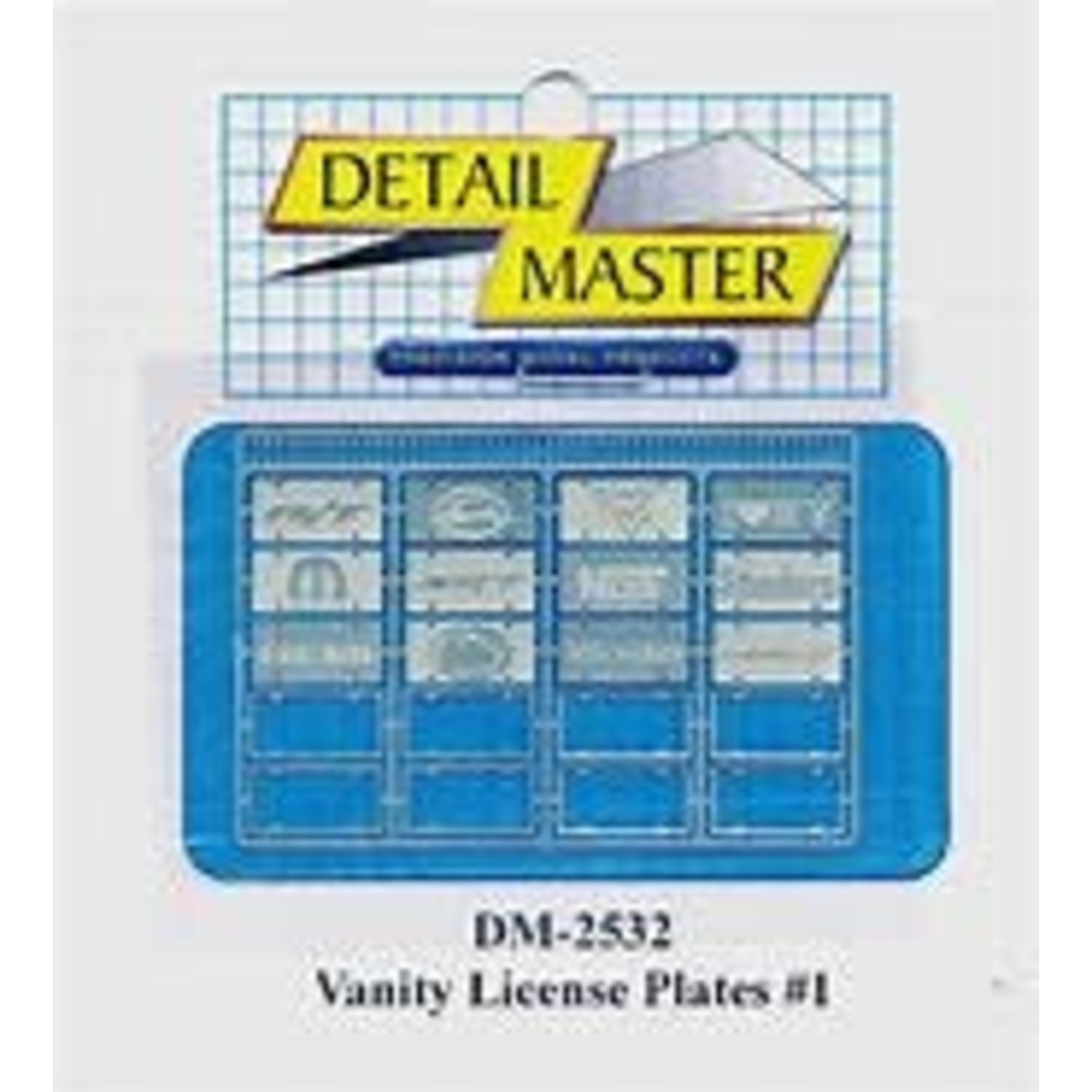 Detail Master Vanity plates 1/25-#1