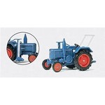 Blue Farm Tractor - Preiser HO