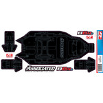 Team Associated RC10B6.4D Factory Team Chassis Protective Sheet, Printed