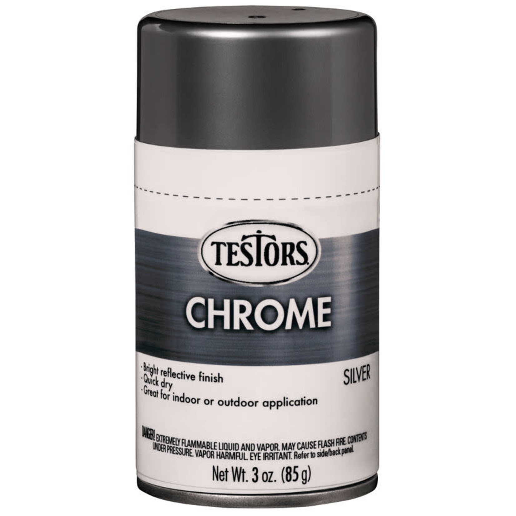 Testors Testors Craft 3oz Chrome Spray - Silver/Chrome