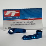 Team Associated RC10B6.4 Factory Team Steering Bell Cranks (Blue)