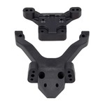 Team Associated RC10B6.4 FT Top Plate and Ballstud Mount, Carbon