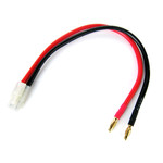 Common Sense RC Tamiya Charge Lead with Banana Plugs Lectron Pro