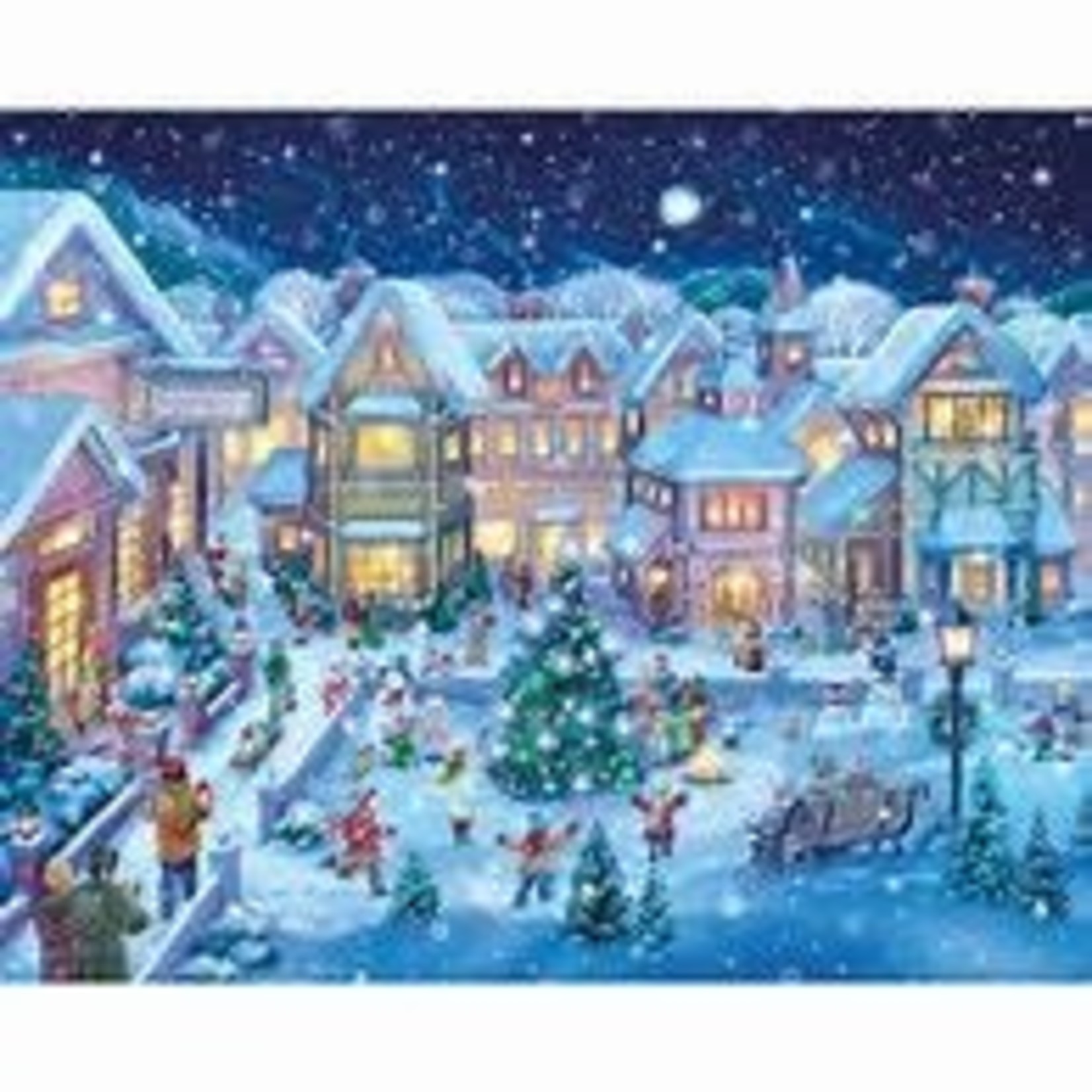 Master Pieces Holiday: Christmas Village Square Puzzle (1000pc)