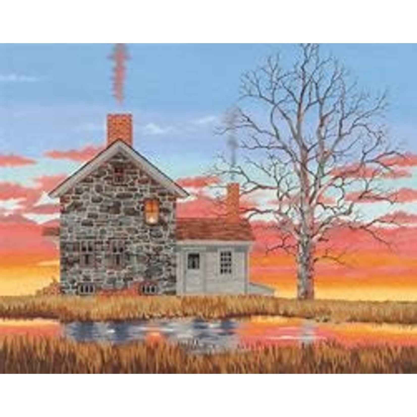 Dimensions Home at Sunset Paint by Number (20"x14")