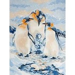 Royal & Langnickel Penguin Family Paint by Number Age 8+ (8.75"x11.75")