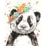 Dimensions Panda Paint by Number (8"x10")