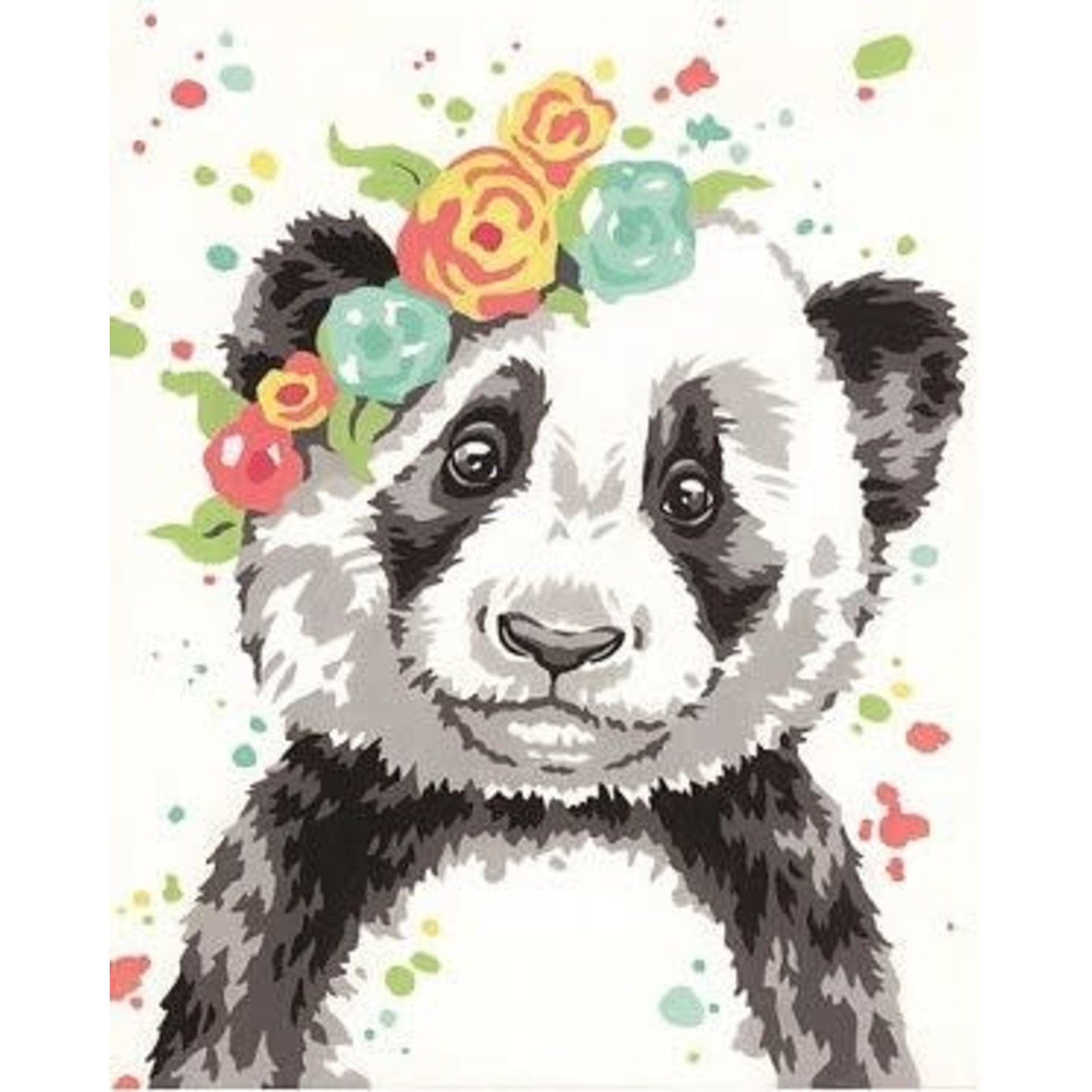 Dimensions Panda Paint by Number (8"x10")