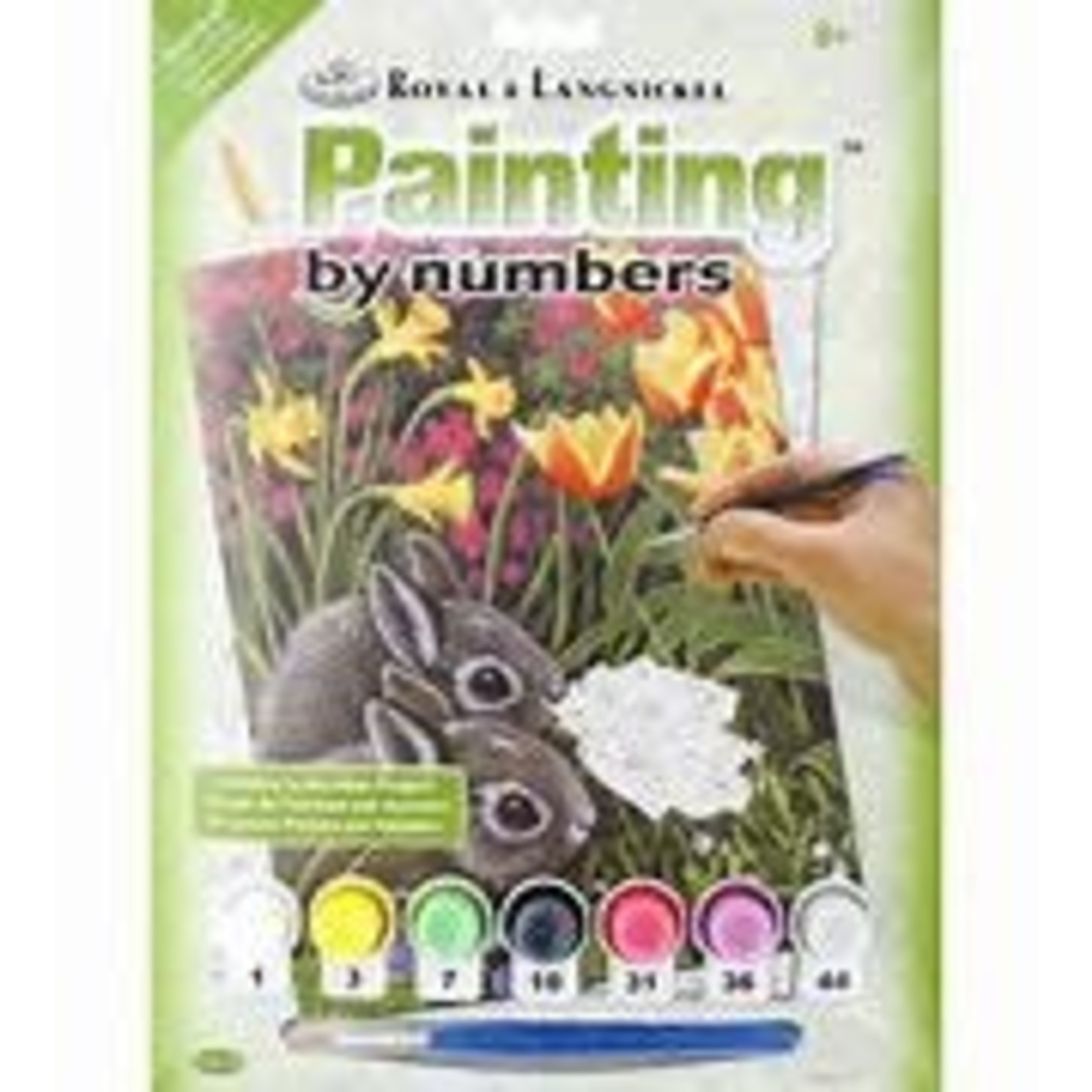 Spring Bunnies - Paint by Numbers