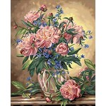 Dimensions Peony Floral PBN 16x20