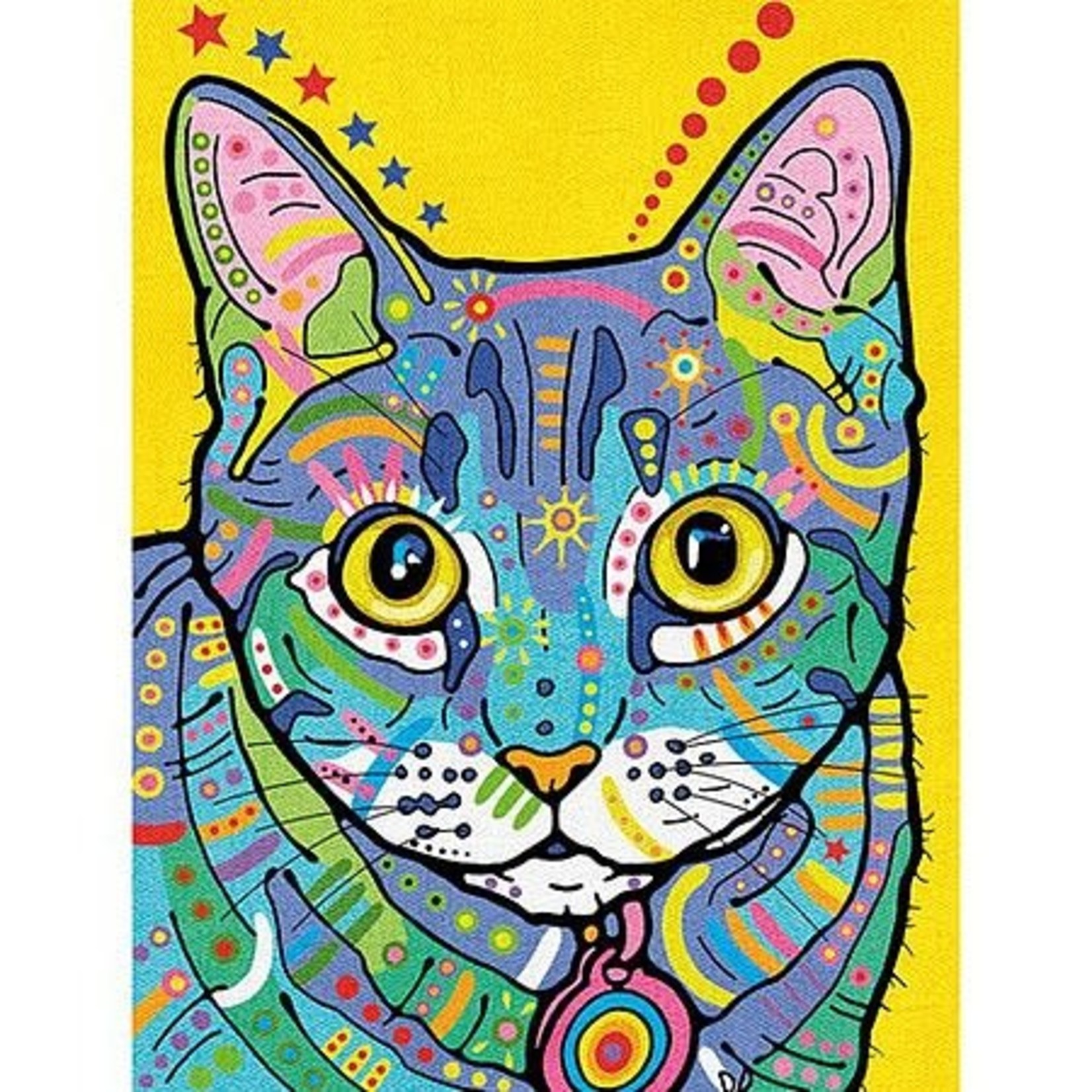 Dimensions Colorful Cat Pencil by Number (9"x12")