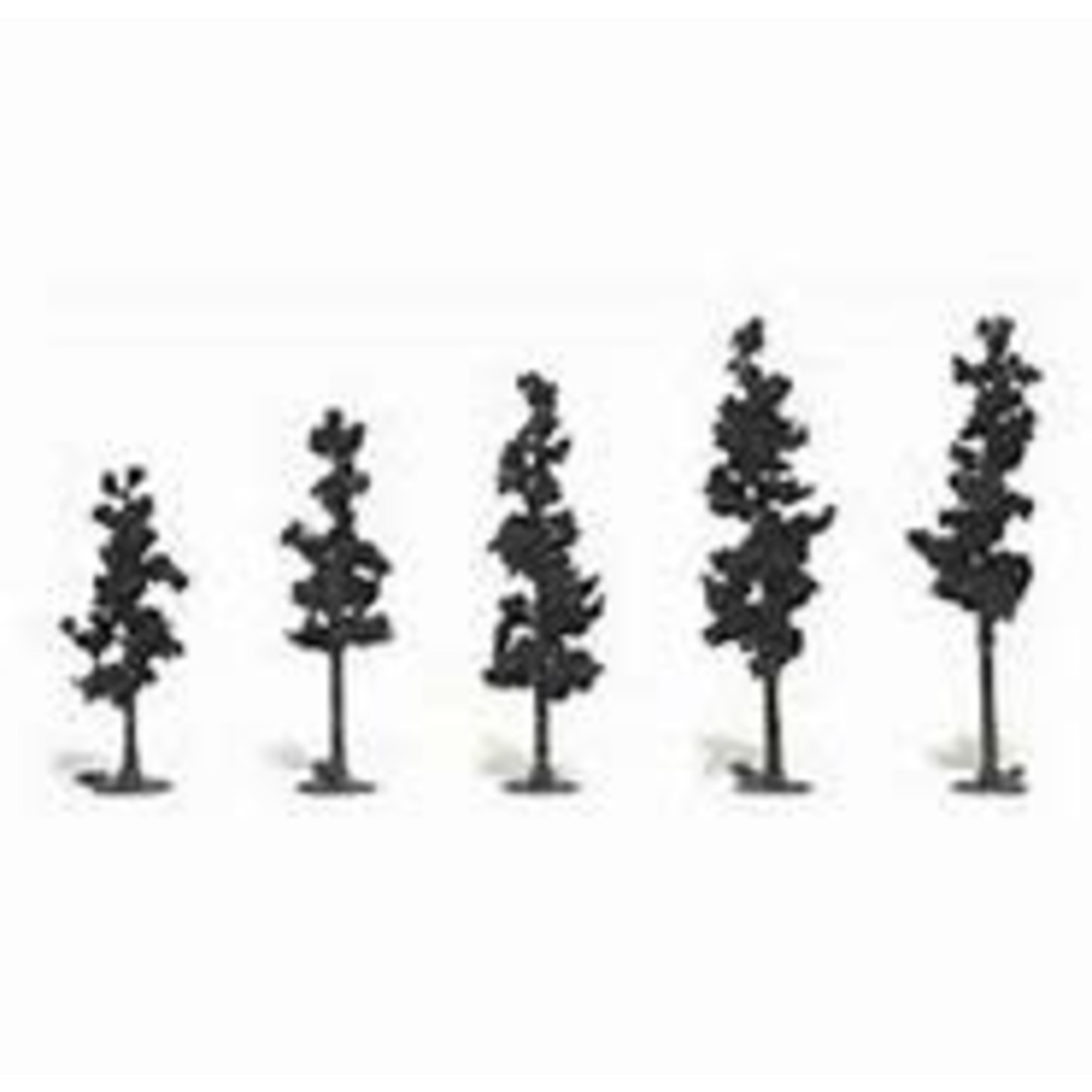 Woodland Scenics Ready-Made Pine, 2.5-4" (5)