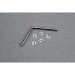Traxxas Suspension pins,  2.5x29mm (king pins) w/ e-clips (2) (strengthens caster blocks)