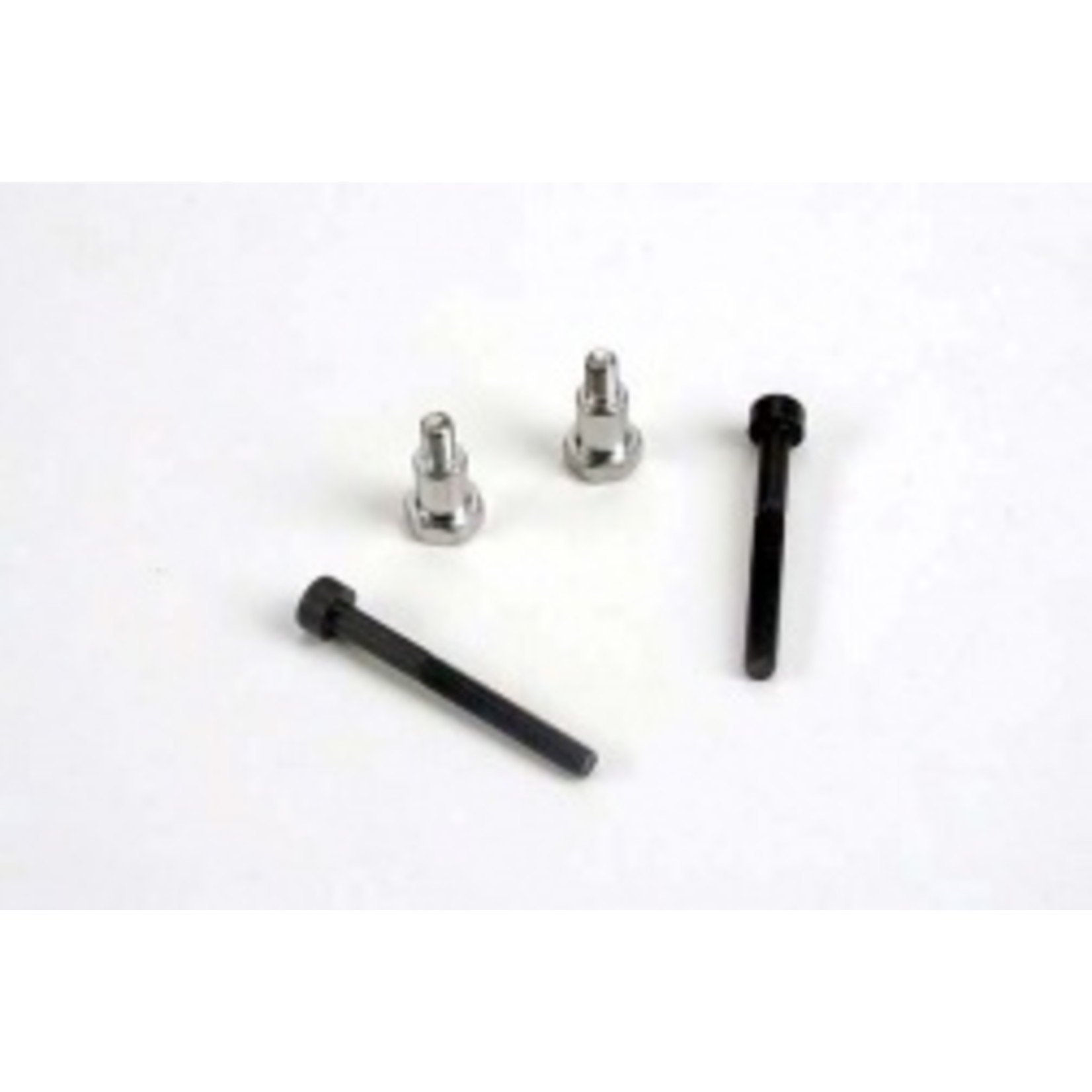 Traxxas Shoulder screws, steering bellcranks (3x30mm cap-head machine) (2)/ draglink shoulder screws (chrome) (2)