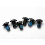 Traxxas Screws, 4x6mm button-head machine (hex drive) (with threadlock) (6)