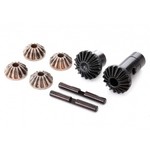 Traxxas Gear set, differential (output gears (2), spider gears (4), spider gear shaft (2))