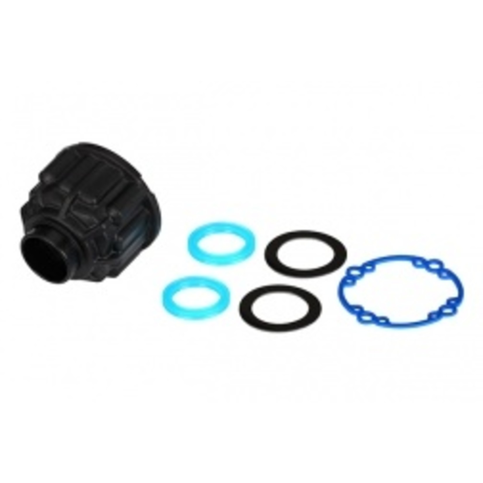 Traxxas Carrier, differential/ x-ring gaskets (2)/ ring gear gasket/ 6x10x0.5 TW