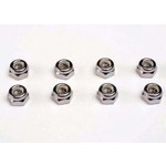 Traxxas Nuts, 5mm nylon locking (8)