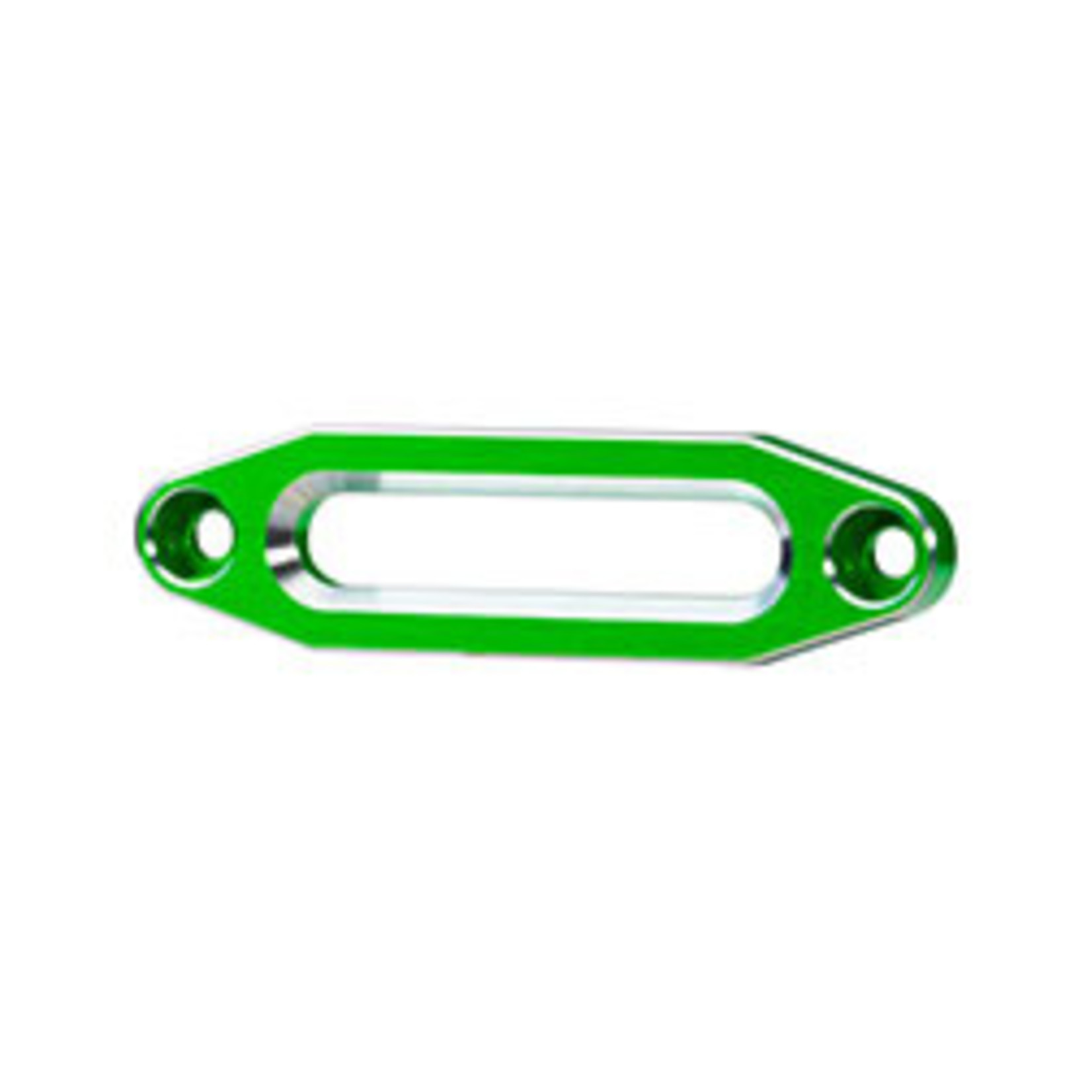 Traxxas Fairlead, winch, aluminum (green-anodized) (use with front bumpers #8865, 8866, 8867, 8869, or 9224)