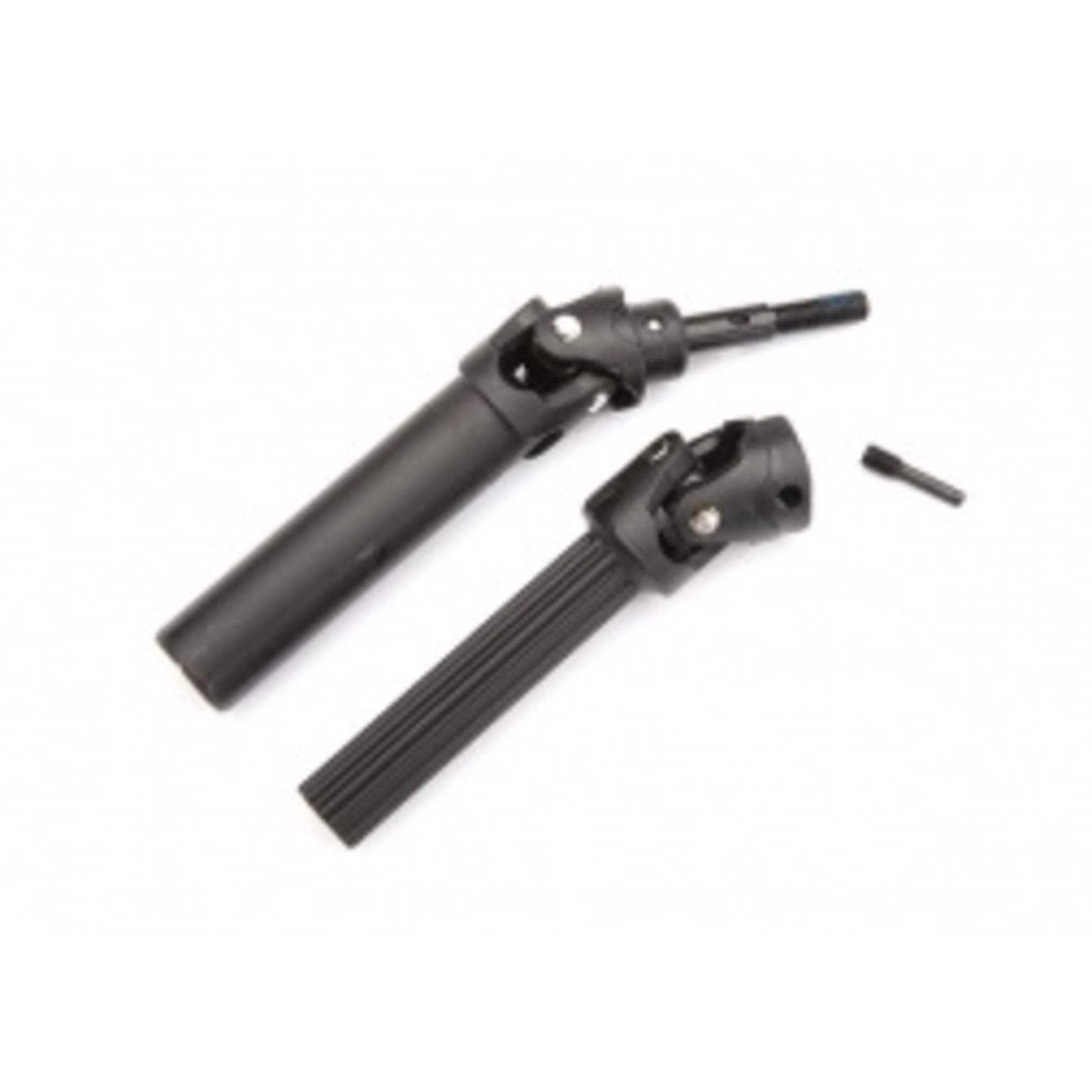Traxxas Driveshaft assembly, front or rear, Maxx® Duty (1) (left or right) (fully assembled, ready to install)/ screw pin (1)
