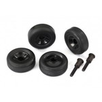 Traxxas Wheels (4)/ mounting screws (2) (for standard wheelie bar)