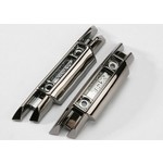 Traxxas Bumpers, front and rear (black chrome)