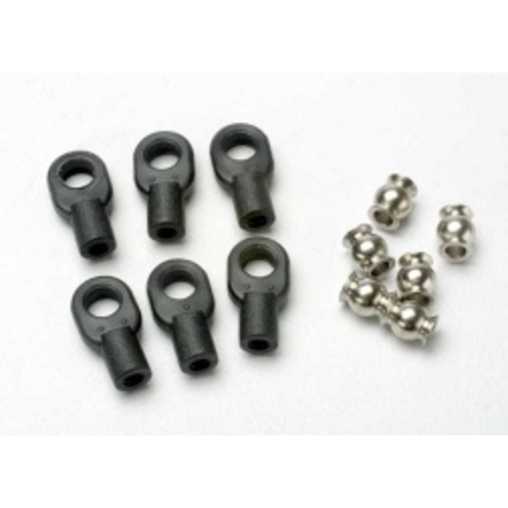 Traxxas Rod ends, small, with hollow balls (6) (for Revo® steering linkage)