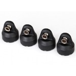 Traxxas Shock caps (black) (4) (assembled with hollow balls)