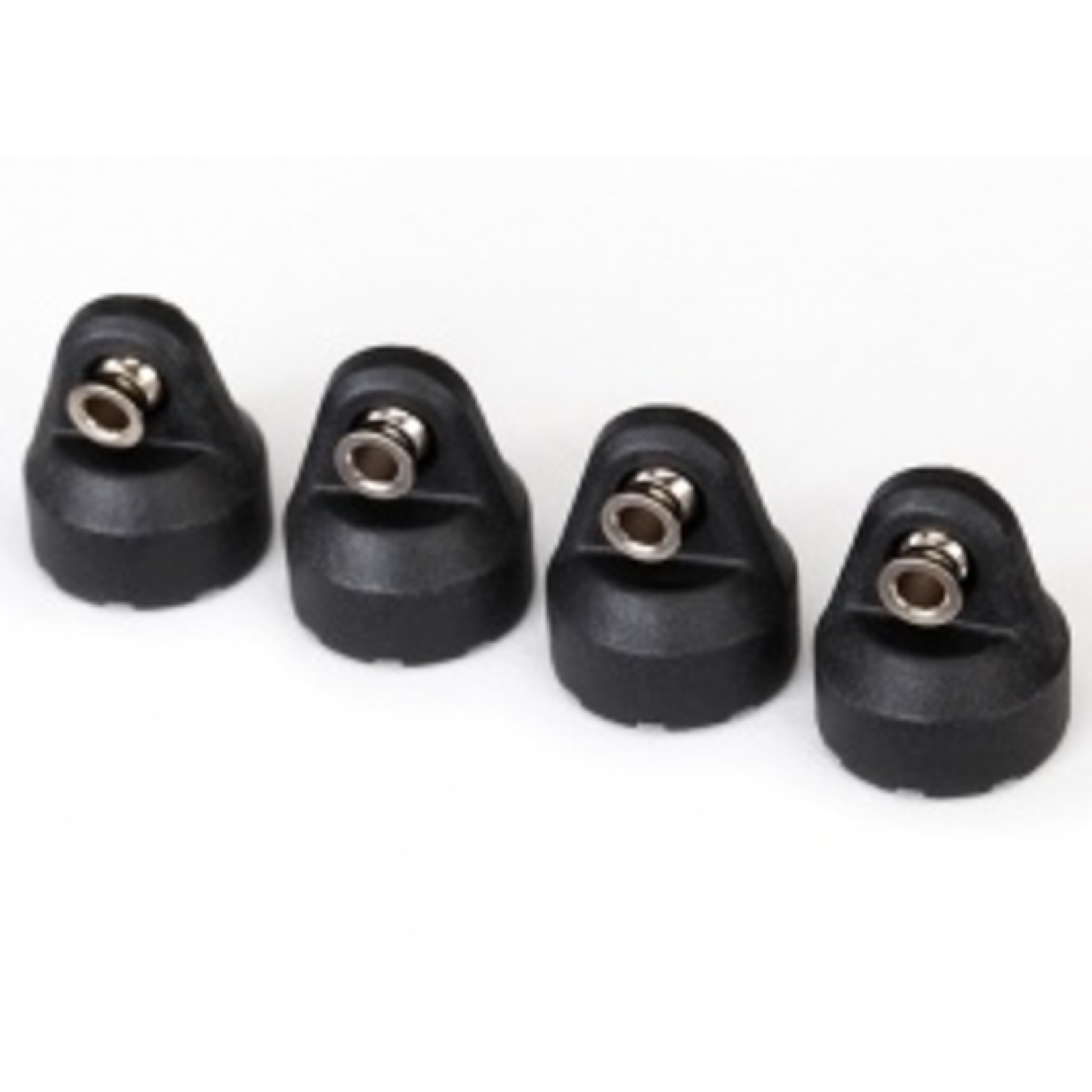 Traxxas Shock caps (black) (4) (assembled with hollow balls)