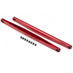 Traxxas Trailing arm, aluminum (red-anodized) (2) (assembled with hollow balls)