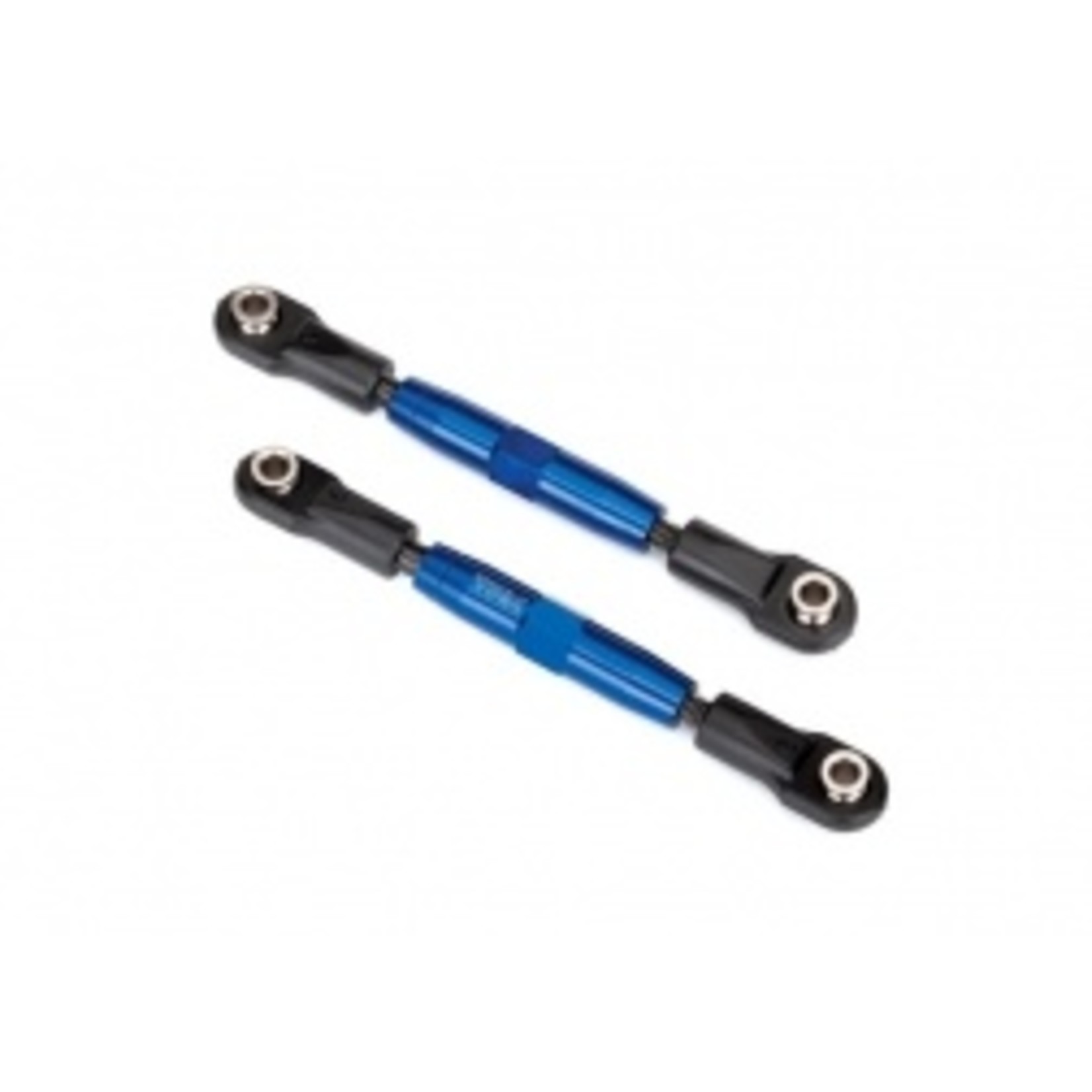 Traxxas Camber links, rear (TUBES blue-anodized, 7075-T6 aluminum, stronger than titanium) (73mm) (2)/ rod ends (4)/ aluminum wrench (1)