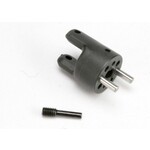 Traxxas Yoke, brake (1)/ torque pins (2)/ 4x15mm screw pin