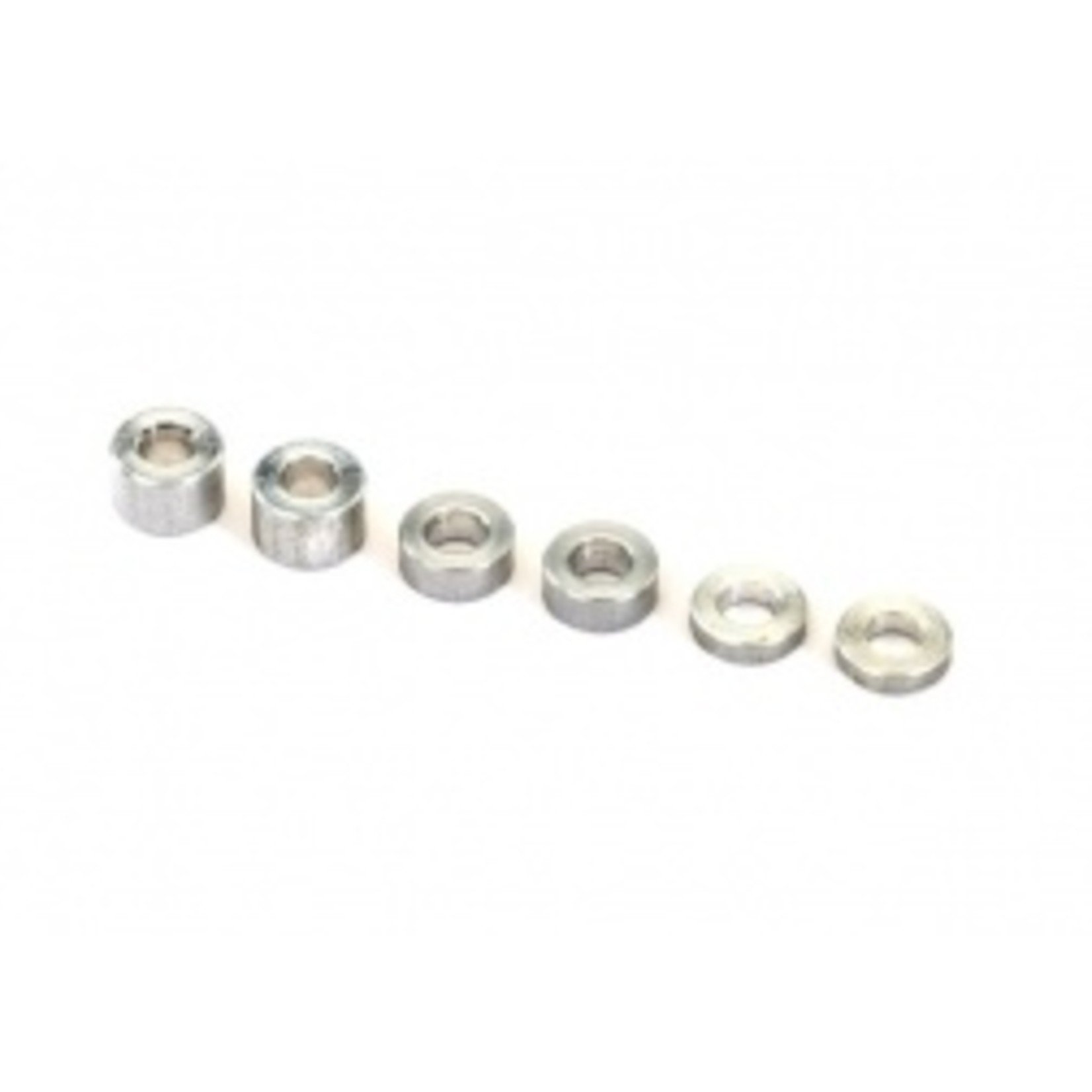 Traxxas Aluminum spacers: 3x6x1.5mm (2)/ 3x6x2.5mm (1)/ 3x6x3.8mm (2)