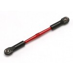 Traxxas Turnbuckle, aluminum (red-anodized), front toe link, 61mm (1)