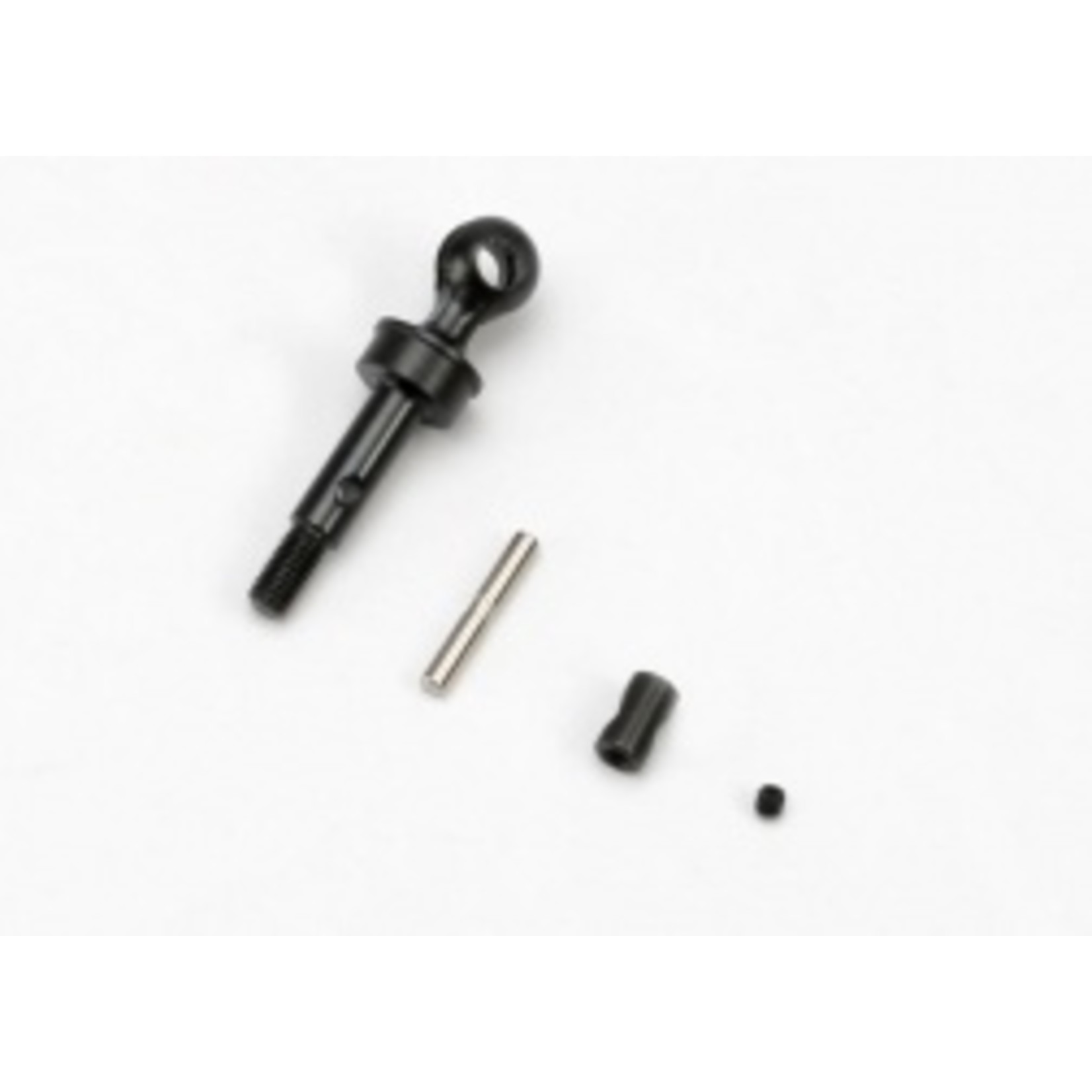 Traxxas Stub axle, CV style (machined steel) (1)/ cross pin (1)/ drive pin (1)