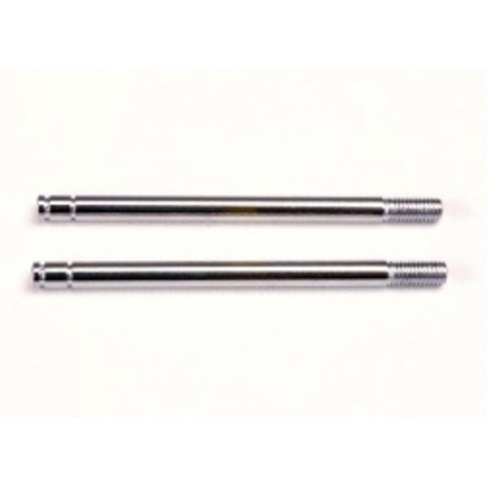 Traxxas Shock shafts, steel, chrome finish (long) (2)