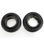 Traxxas Tires, Alias® ribbed 2.2" (wide, front) (2)/ foam inserts (Bandit®) (soft compound)