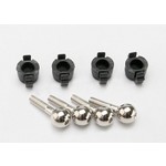 Traxxas Pivot balls (4)/ pivot ball caps (4)