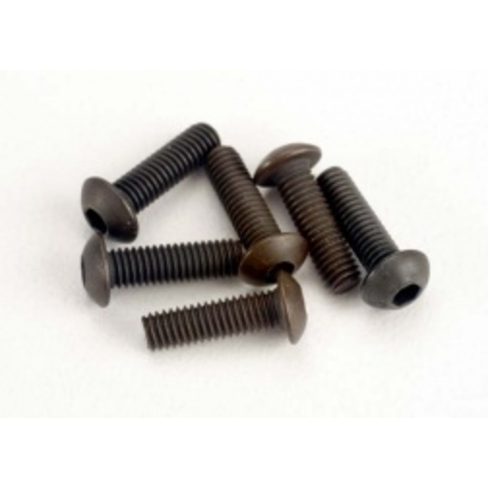 Traxxas Screws, 3x10mm button-head machine (hex drive) (6)