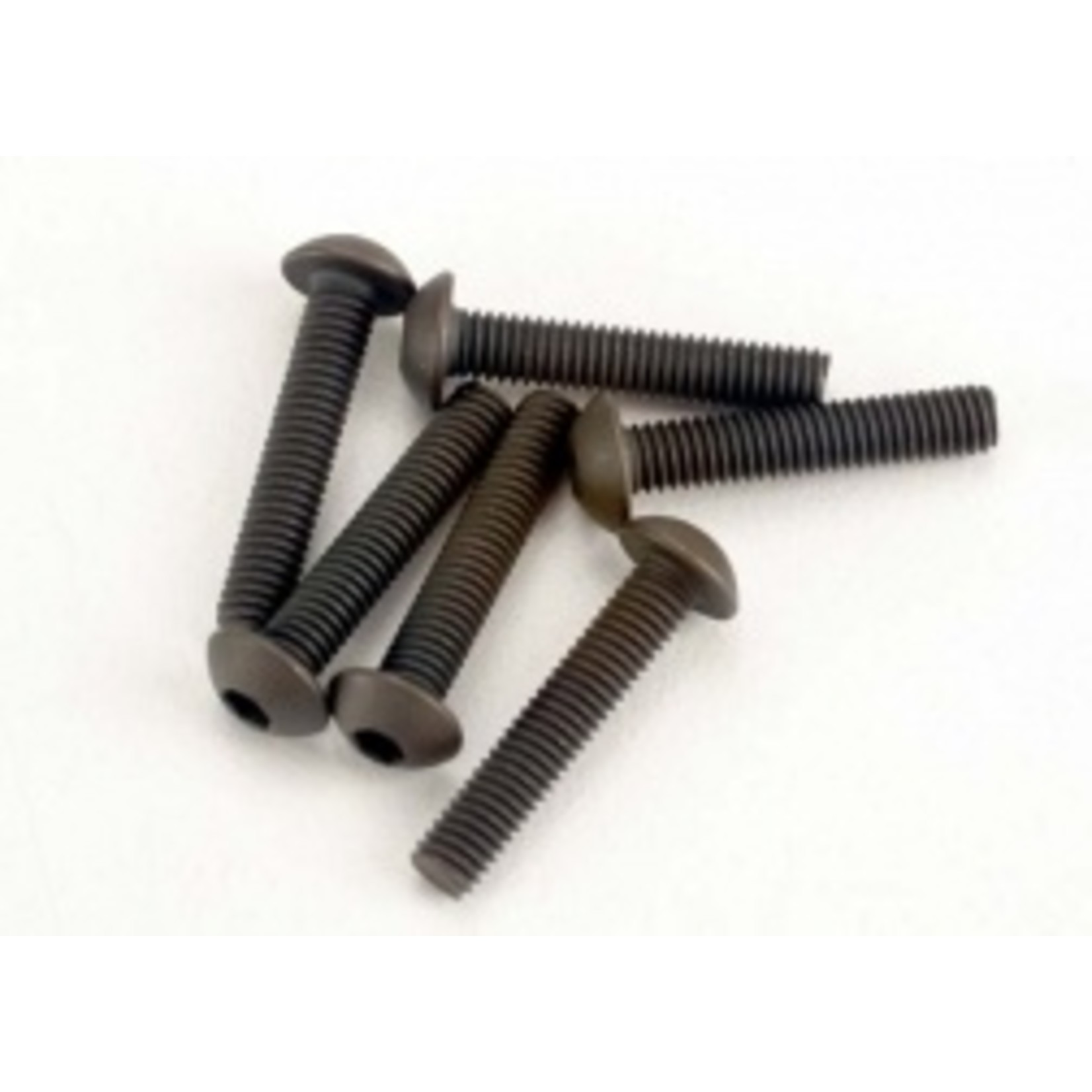 Traxxas Screws, 3x15mm button-head machine (hex drive) (6)
